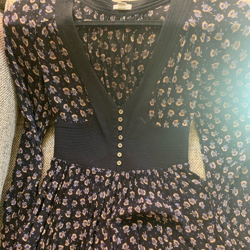 Long sleeve floral romper